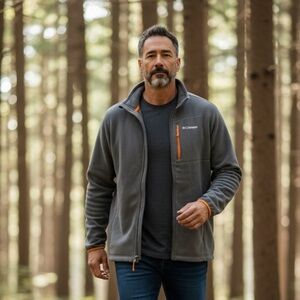 Columbia Men’s  Fleece Front Zip Jacket
